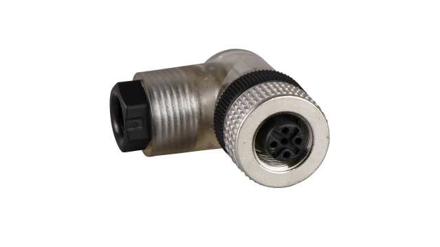 Telemecanique Sensors Circular Connector, 4 Contacts, Cable, M12 Connector, Socket, Female, IP67, XZCC Series | XZCC12FCP42B