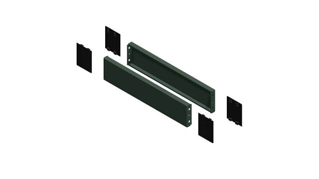 Schneider Electric 1200 mm Plinth 100 mm for use with Spacial SF | NSYSPS12100