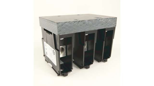 Allen Bradley Distribution Block, 4 Way, 600 V, 175A, Black | 1492-PDL3141