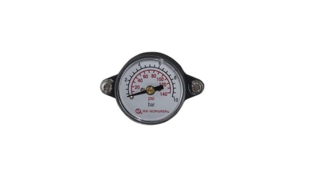 Norgren Analogue Pressure Gauge 10bar Back Entry 35mm Outside Diameter | 840073-01KIT