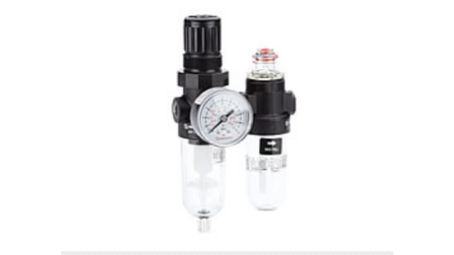 Norgren 1/8 in G Filter Regulator Lubricator, Automatic Drain, 40 μm Filtration Size - Yes | P1H-100-M3QG