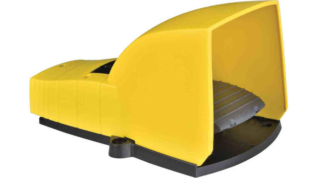 Schneider Electric Industrial Duty Momentary On-Off Foot Switch - Plastic Case Material, 2NC+NO, 3 A, 270 mA Contact | XPEY611