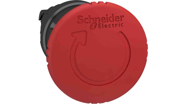Schneider Electric ZB4 Series, Twist Release, Emergency Stop Push Button Head | ZB4BS8447