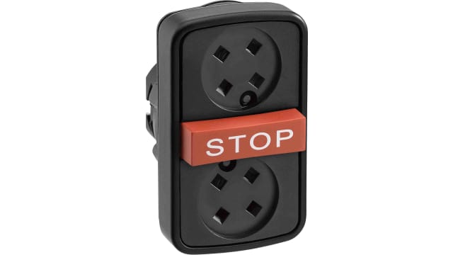 Schneider Electric ZB5 Series Red Spring Return Push Button Head, 22 mm Cutout, IP67, IP66, IP69K | ZB5AA791