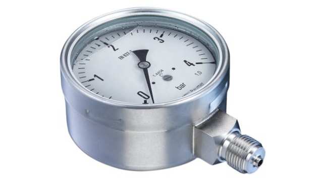 Bourdon Analogue Pressure Gauge 24bar Bottom Entry 134mm Outside Diameter | MEX5-D31.B82