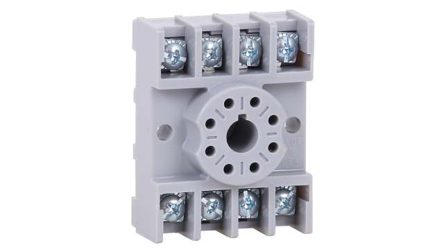Allen Bradley 700-HN 8 Pin 300V DIN Rail, Panel Mount Relay Socket, for use with 700-HR, 700-HX Relay | 700-HN125