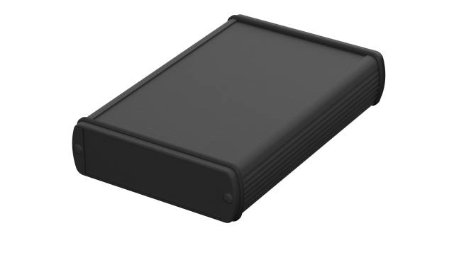 Bopla Alubos (Set) Series Black Black Lid Aluminium General Purpose Enclosure, IP65 32 mm, 106 mm, 32 mm | 84106150.HMT1 ABPH 1000-0150