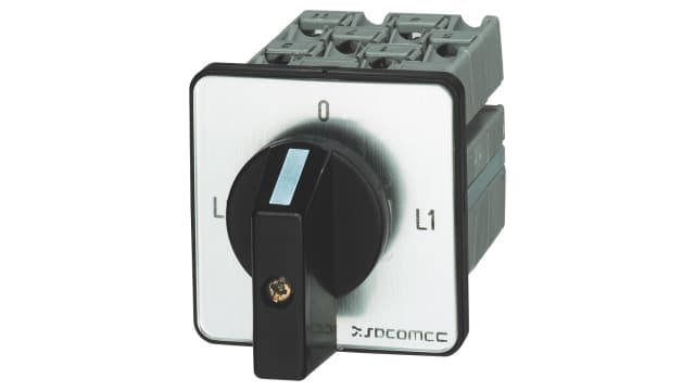 Socomec Panel Mount Changeover Switch - 16A Maximum Current, IP65 | 192K1022