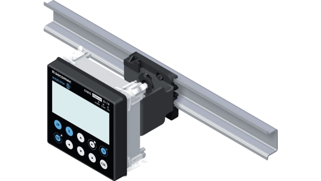 Socomec DIN Rail Mounting Kit For Use With  DIRIS/ISOM Digiware Displays | 48290230