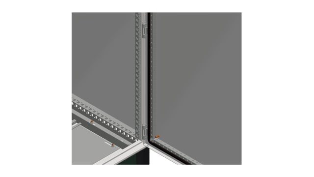 Schneider Electric NS Series Enclosure Profile, 42 mm W, 1800 mm H, 24.5 mm D, 24.5 mm L For Use With Spacial SM | NSYSMVR18