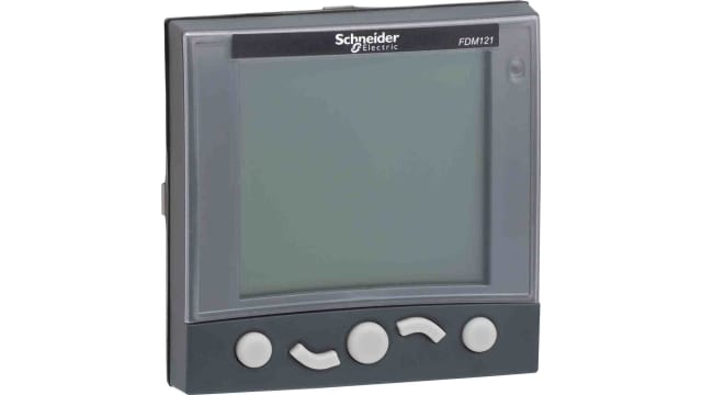 Schneider Electric TRV00121 Front Display Module FDM 121 96 x 96 mm LCD Display Module for Masterpact, PowerPact Circuit | TRV00121