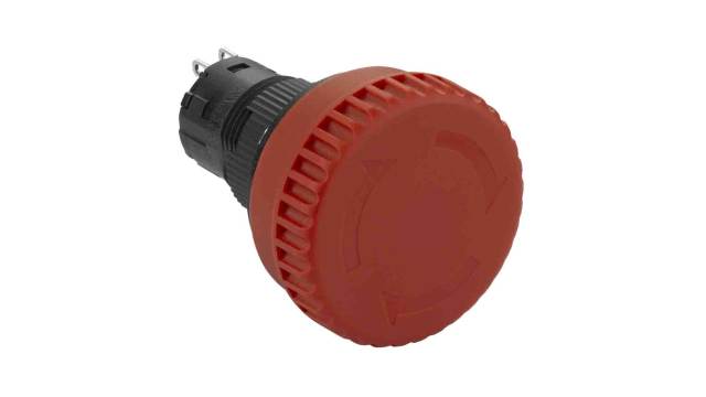 Schneider Electric XB6E Series Twist Release Emergency Stop Push Button, Panel Mount, 22mm Cutout, 2NC, IP65 | XB6ETN521P