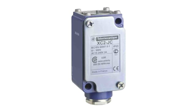 Telemecanique Sensors ZC2J Series Limit Switch, 1CO, IP65, SP, Metal Housing, 500V ac Max, 10A Max | ZC2JC1H29