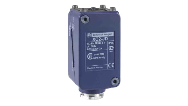 Telemecanique Sensors ZC2J Series Limit Switch, 2CO, IP65, DP, Metal Housing, 500V ac Max, 10A Max | ZC2JD2H29