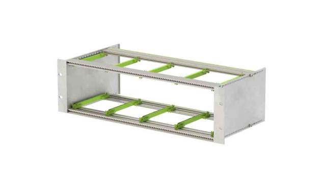 Bopla Interzoll Series 3 U Aluminium Sub Rack, 84 HP, 218 mm Depth | 53223850.HMT1 BGT 22380.PI -BN