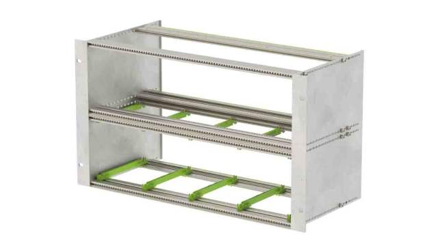 Bopla Interzoll Series 6 U Aluminium Sub Rack, 84 HP, 218 mm Depth | 53226850.HMT1 BGT 22680.PI -BN