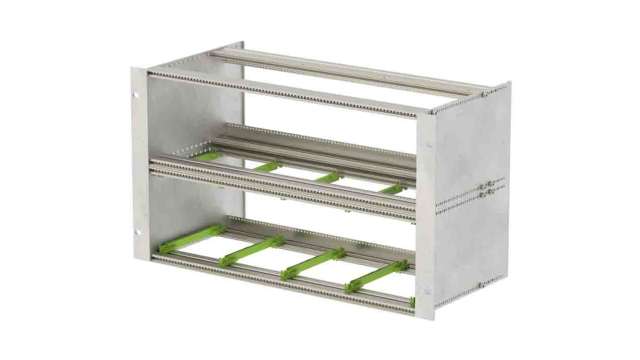 Bopla Interzoll Series 6 U Aluminium Sub Rack, 84 HP, 218 mm Depth | 53226860.HMT1 BGT 22680.12 -BN