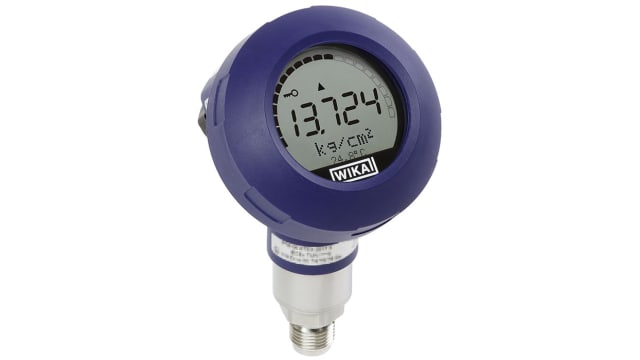 WIKA UPT-20 Series Pressure Sensor, 0bar Min, 1.6bar Max, 4 → 20 mA Output, Gauge Reading | 14091911
