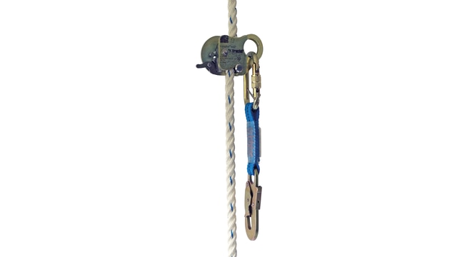 Tractel stopfor MSP Rope Grab Sliding Fall Arrester Steel Yellow Zinc | stopfor MSP