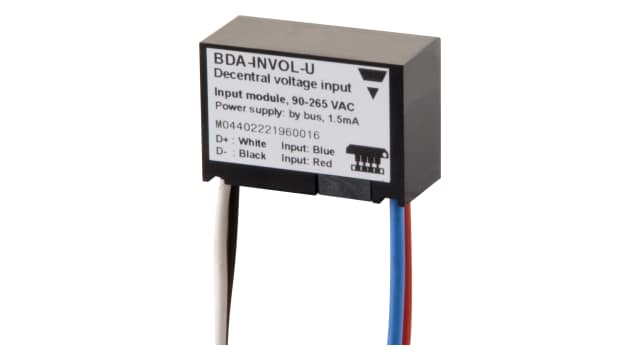 Carlo Gavazzi BDA Series PLC I/O Module for Use with UWP30RSEXXX + SH2MCG24 | BDA-INVOL-U