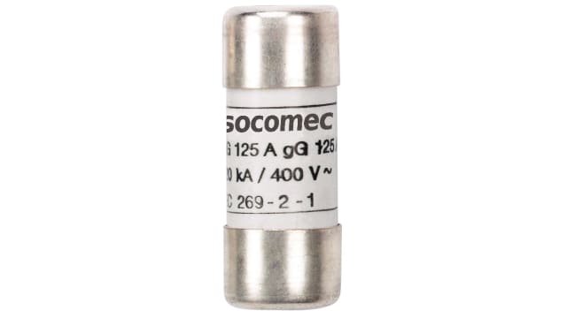 Socomec 8 A F Cartridge Fuse, 14 x 51 mm | 60520008
