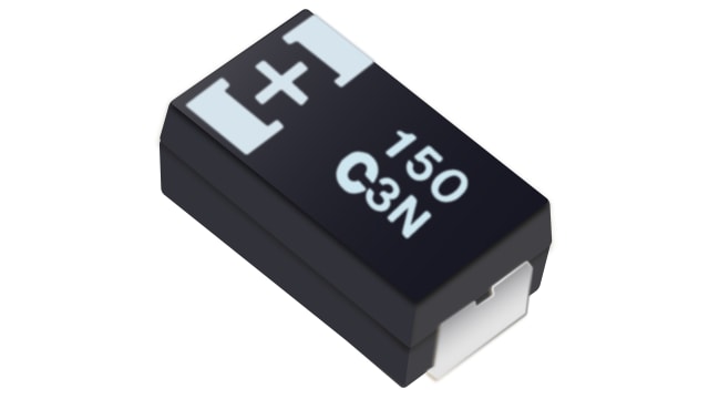 Panasonic 100 μF Tantalum Capacitor 25 V, TQC Series | 25TQC100MD3