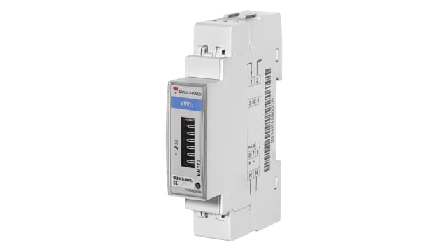 Carlo Gavazzi 1 Phase Electromechanical Energy Meter, Type Electromechanical | EM110DINAV81XO1PFB