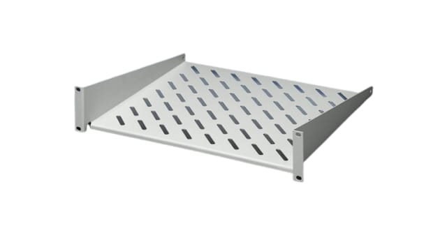 Rittal DK 7119.250 Series Black Shelf, 2 U, 482.6 mm x 250 mm | 7119250