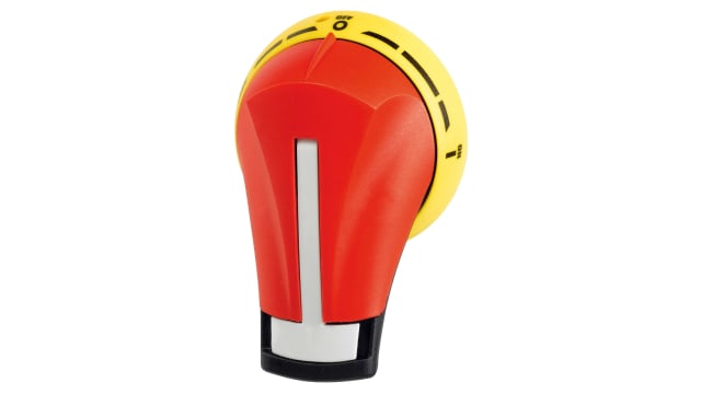 Socomec Red, Yellow Rotary Handle, 70 mm, 1418 Series | 14182111