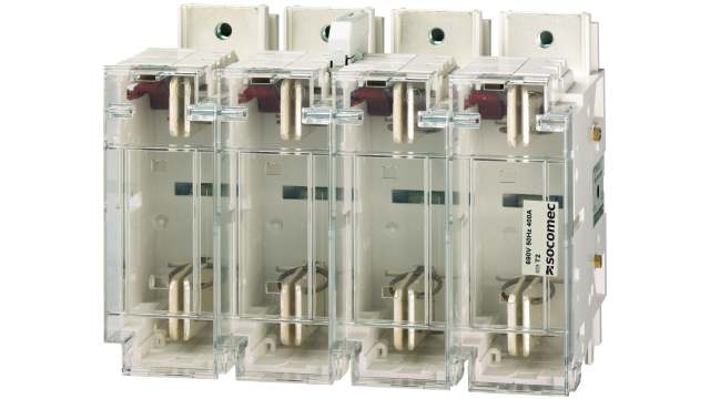 Socomec 160A Base Mount Fuse Holder for 0 Fuse, 690V | 63013016