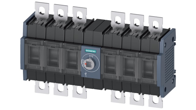 Siemens 6P Pole Switch Disconnector - 160A Maximum Current, 10.8W Power Rating, IP00, IP20 | 3KD3460-0NE20-0