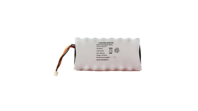Chauvin Arnoux 9.6V NiMH Rechargeable Battery Pack, 4Ah - Pack of 1 | P01296024