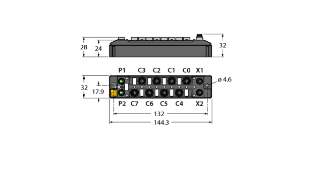 Turck TBEN-S1 Series I/O module | TBEN-S1-8DOP
