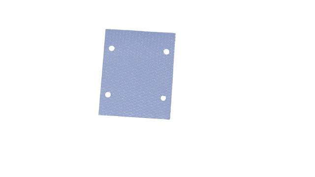 Arcol Ohmite Thermal Interface Pad, 0.5mm Thick, 3W/m·K, Silicone, 48.7x47.5mm | HS75-TP2