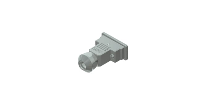 CONEC 15 Series ABS Straight D-Sub Backshell, 9 Way Strain Relief | 15-004810