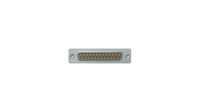CONEC 16K1IIUA/16K1IKWA 25 Way Straight 2.77 mm Pitch Through Hole D-Sub PCB Connector, with 4 to 40 UNC Female | 164A16689X