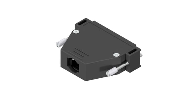 CONEC 165X Series Plastic Straight D-Sub Backshell, 50 Way Strain Relief | 165X10179XE