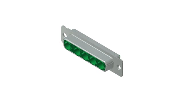 CONEC 5 Way Straight Through Hole D-Sub Connector, with Mounting Hole Female | 3005W5SXX99A10X