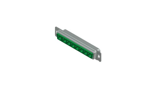 CONEC 8 Way Straight Through Hole D-Sub Connector Female, with Mounting Hole | 3008W8SXX99A10X