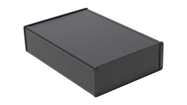 Hammond 1457-EMI Black Aluminium Instrument Case 69 mm, 278 mm, 192 mm | 1457U2801EBK