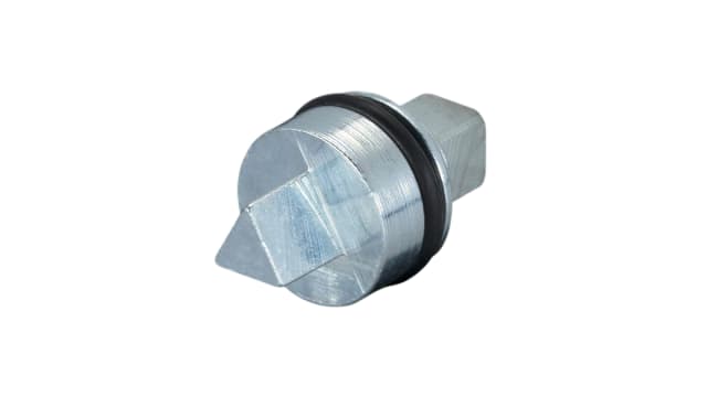 Rittal Silver Die Cast Zinc Lock Insert | 2460650