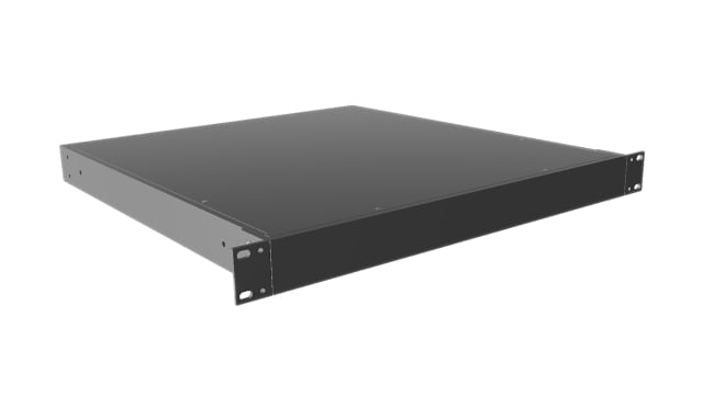 Hammond, 1 U 19 in Rack Mount Case RM Ventilated 44 mm, 422 mm 457 mm | RM1U1918SBK