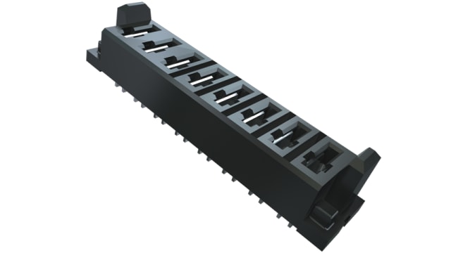 Samtec MPS Series Vertical Through Hole PCB Socket, 3-Contact, 1 Row, 5 mm Pitch Solder | MPS-03-7.70-01-L-V