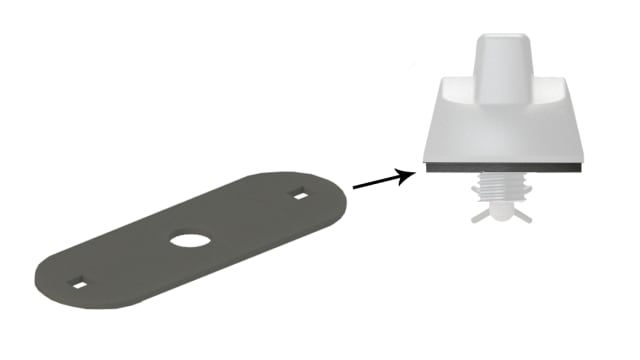 TE Connectivity Wall Fixing Kit BKIT-VFX69383-001 | BKIT-VFX69383-001