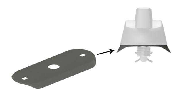 TE Connectivity Wall Fixing Kit BKIT-VFX69383-003 | BKIT-VFX69383-003