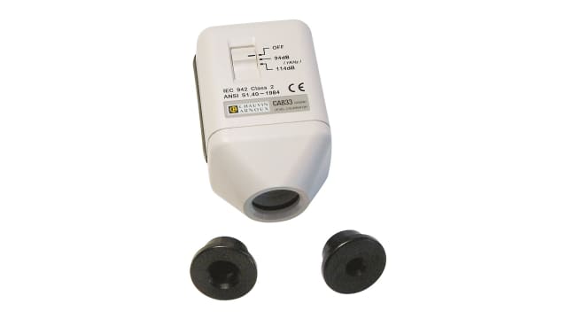 Chauvin Arnoux P01185301 Sound Level Calibrator, ±0.5 dB Accuracy, 114 dB Output, 1 in Microphone | P01185301