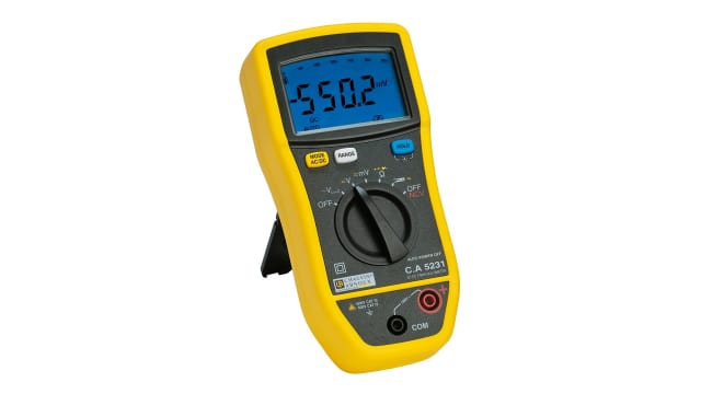 Chauvin Arnoux CA 5231 C.A 5231 C.A 5233 Digital Digital Multimeter True RMS, 600 A Max, 600 A dc Max, 1000 V ac Max | P01196734