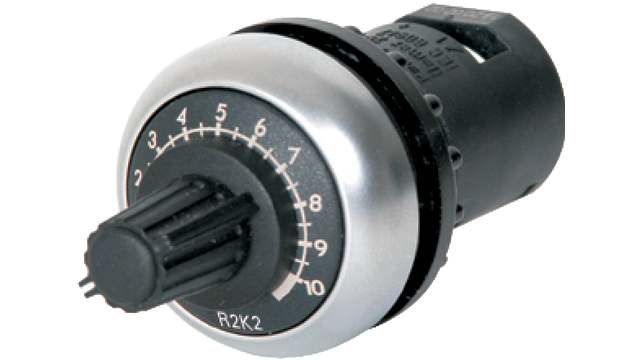 Eaton RMQ-Titan 2.2kΩ Rotary Potentiometer, 171157 M22-R2K2 | 171157 M22-R2K2