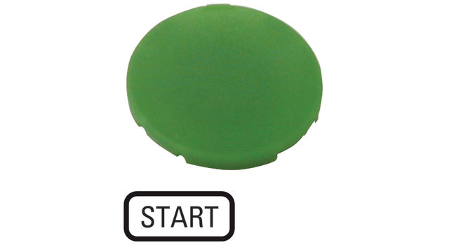 Eaton Button Plate for Use with M30C-FD-X, M22-DG-X, M30C-FDR-X, M22 (S) -D-X, M22 (S) -DR-X | 218196 M22-XD-G-GB1