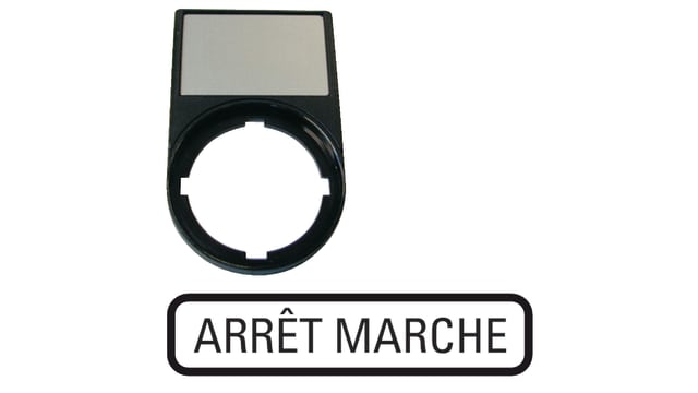 Eaton Legend Holder for Use with Push Buttons | 256794 M22S-ST-F10